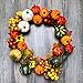 68 Pcs Assorted Mini Artificial Pumpkins with Maple Leaves Pinecones Acorns Sunflowers Berries Fall Decorating Kit for Fall Wedding Thanksgiving Halloween Table Centerpiece Wreaths Vase Bowl Fillers