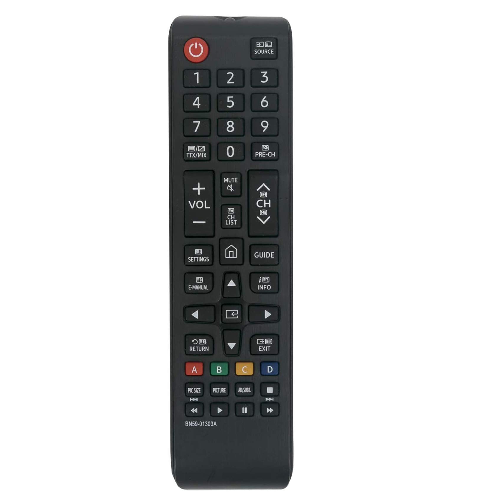 ALLIMITY BN59-01303A Remote Control Replaced for Samsung UHD 4K TV UE49NU7179 UE55NU7023 UE55NU7093 UE55NU7172U UE55NU7179 UE65NU7172 UE65NU7179 UE75NU7170 UE75NU7172 UE75NU7175 UE75NU7179