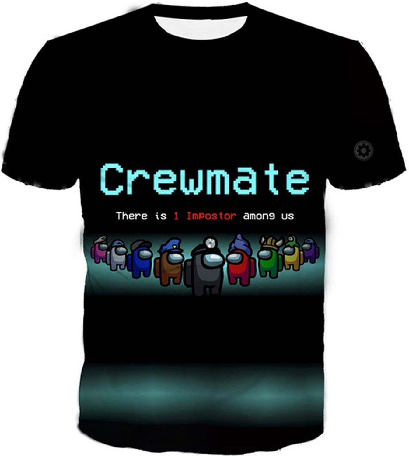 AUXSOUL 2020 New Among US Adult TShirts 3D Printed Men Casual Fashion