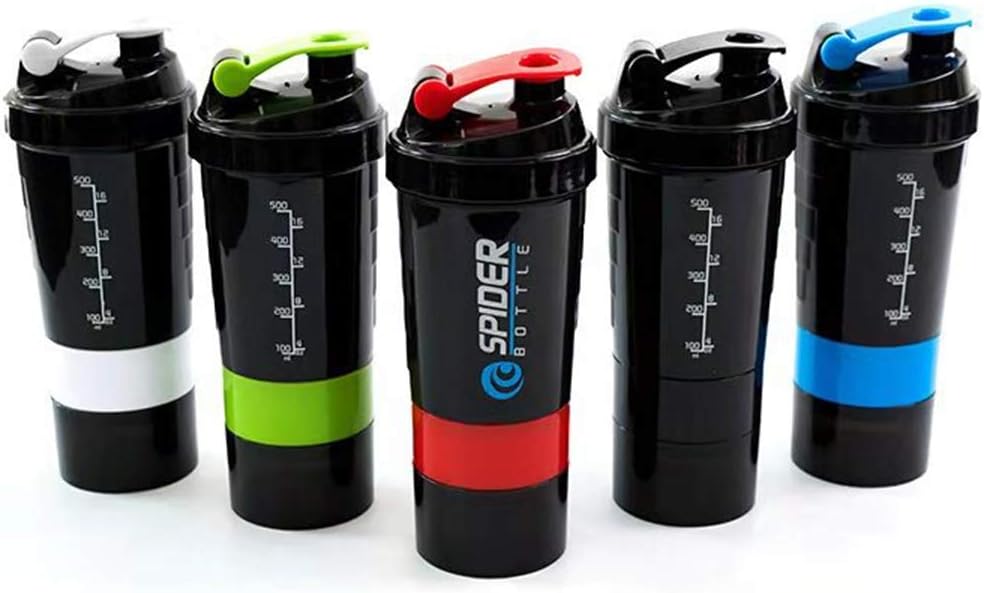 Protein Shaker Bottle Sports Blender Cup Gorilla Fitness Supplement Shaker Kitchen