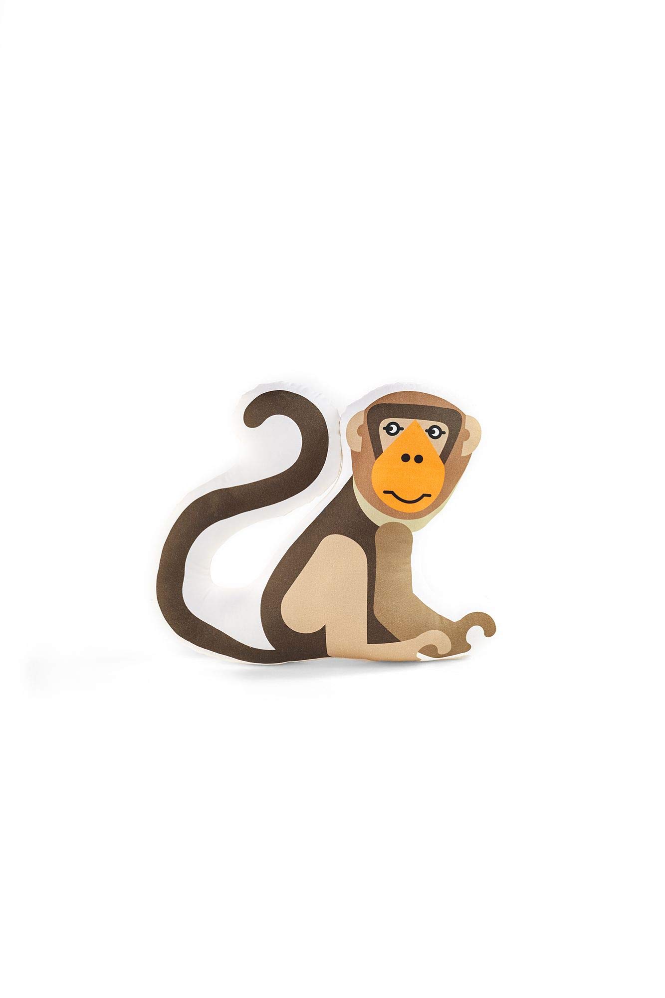 Bibu Decorative Cushion, Recycled and 50% Organic Cotton, Brown, One Size