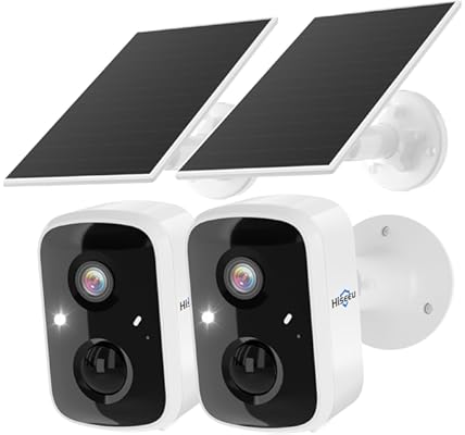 Hiseeu Solar Security Camera Wireless 2K 1