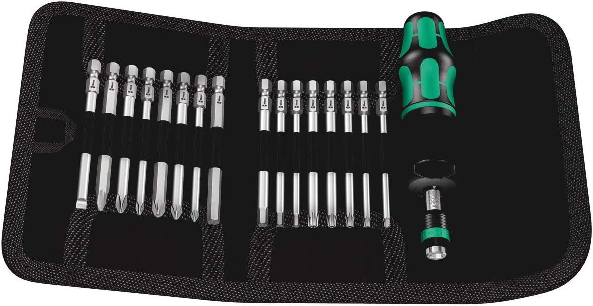Kraftform Kompakt 60 Torque Screwdriver Set, 17 Piece 1.2-3.0Nm, Silver, /