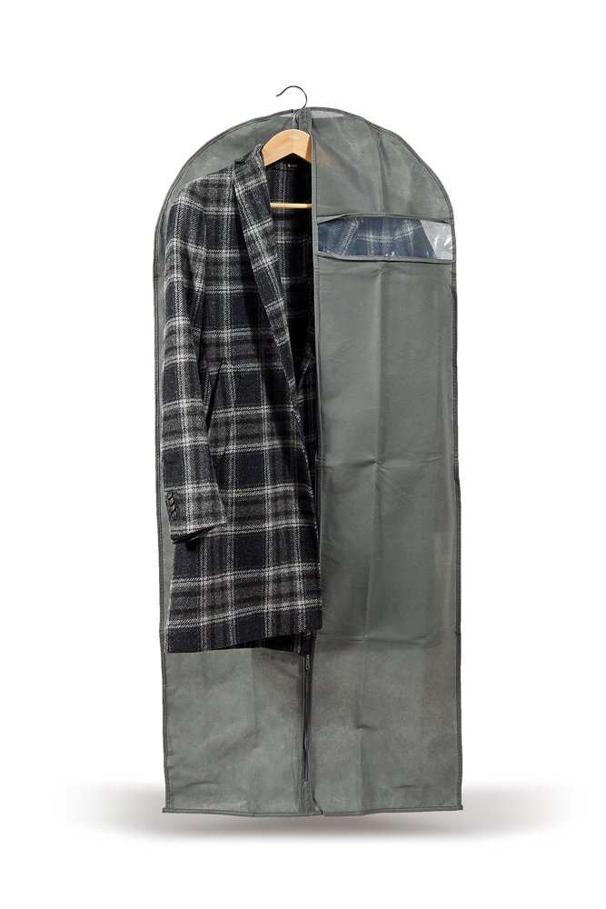 Perfetto Custody Bag Tnt Easybag, Dimension-61 x 137 Cm. Coat Dressing, Color-Ash, Fabric, One Size