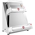 PIAOCAIYIN Pizza Dough Roller Sheeter, 4-16" Commercial Dough Sheeter Machine for Home, Electric Pizza Dough Roller Sheeter w/Adjustable Thickness, for Bakeries, Pizza Shops, Restaurants
