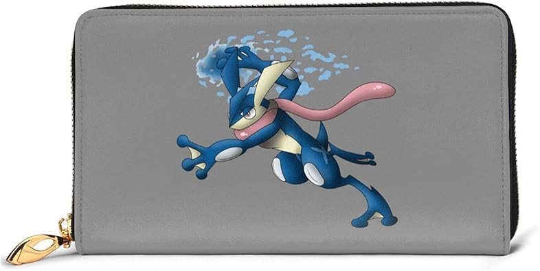 Amazon ゲッコウガ 2 人気ランキング 革 男女通用 本革ファスナー 大容量 金属ジップレザー財布 おしゃれ 大容量多機能 高品質カードホルダーバッグ 男女共用高級おしゃれな牛革素材は耐久性のあるの大容量ウォレットです N A 財布