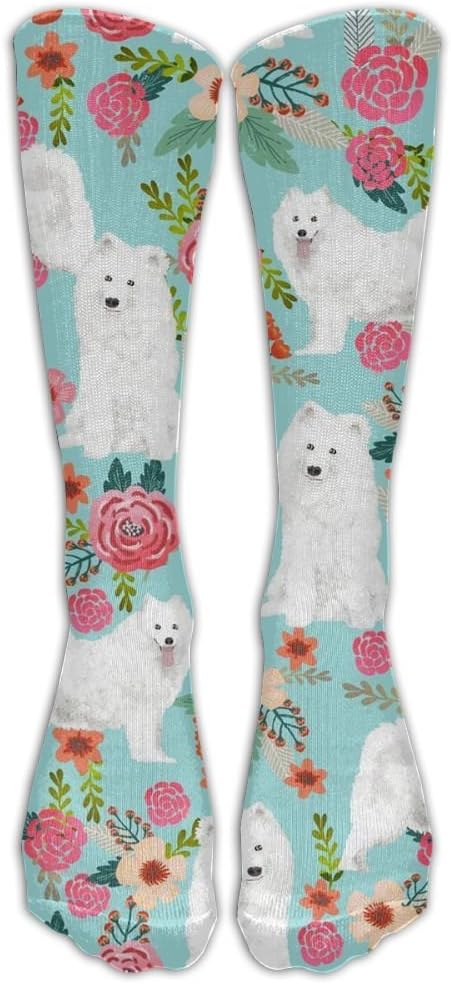 Best Compression Socks For Nurses 2021 Amazon.com: Samoyed Dogs Floral Dog Unisex Compression Socks For 