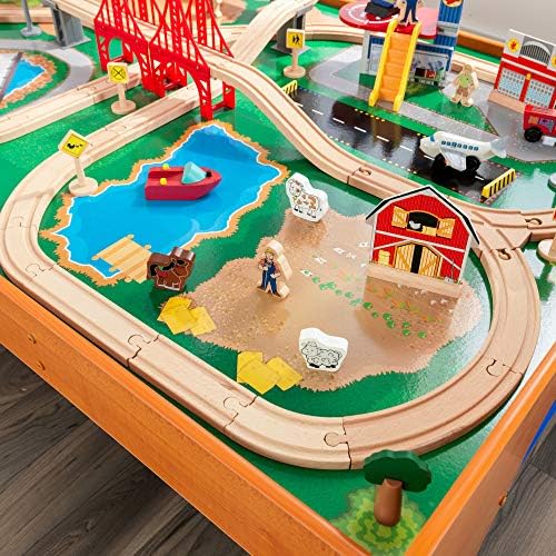 kidkraft ride around train set and table