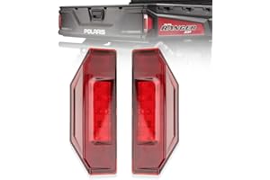 HAZAWA UTV Ranger LED Tail Lights Compatible With Polaris Ranger 900 1000 XP 570 Full Size Brutus HD General Accessories 2015-2020 OEM # 2412774 (Red Lens 2PCS)