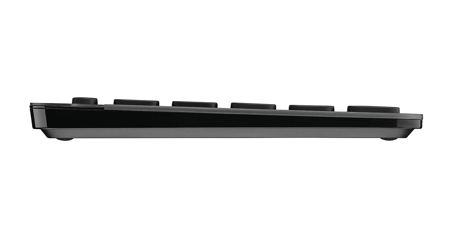 the side view of a keyboard logitech K810