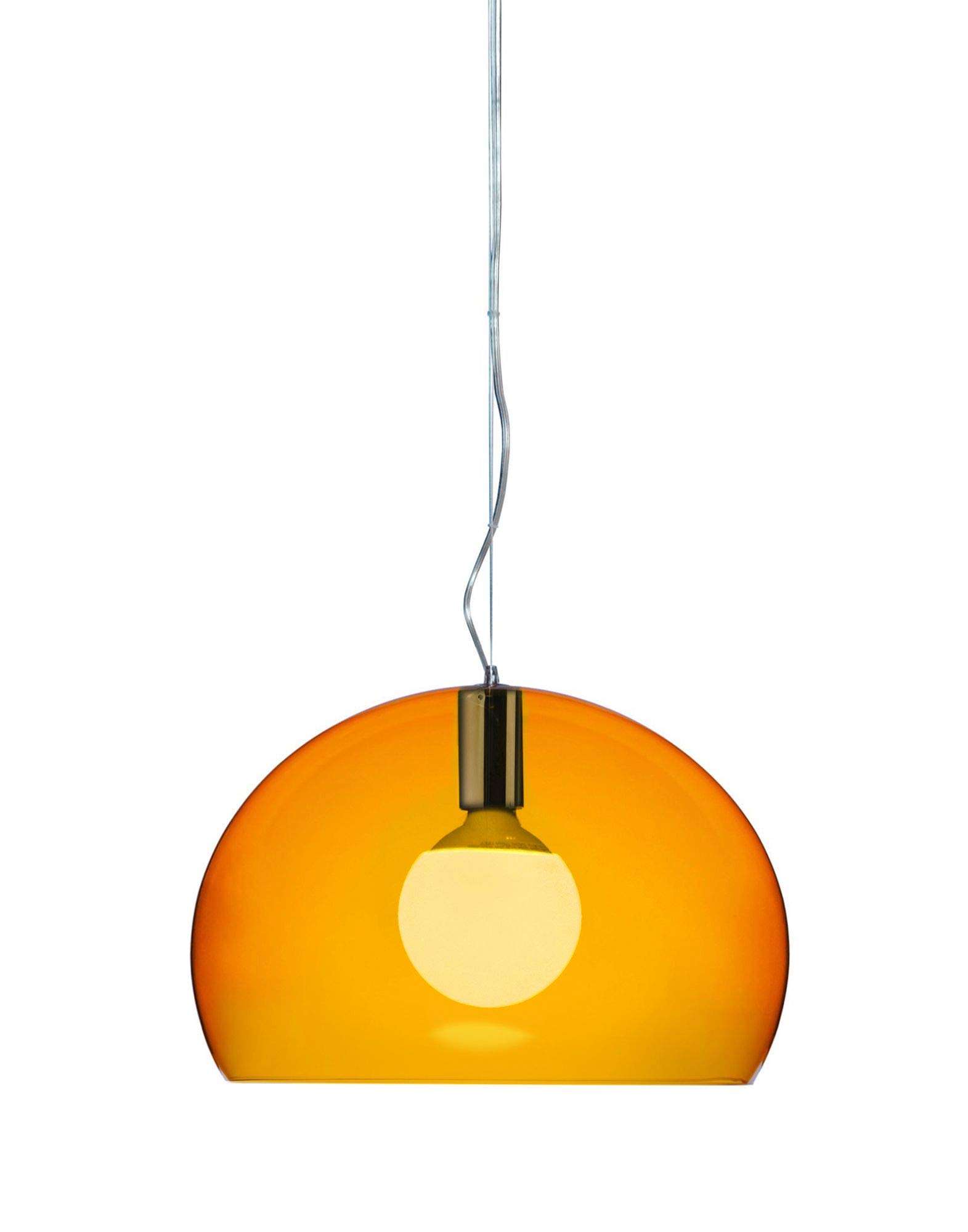 Kartell "SMALL FLY" Lamp, Plastic, Orange