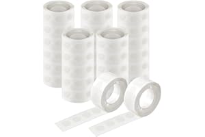 UPINS Lot de 3 000 points de colle double face amovibles pour ballons, loisirs créatifs, décoration, 10 mm