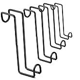 HDYEGY 8 Inch Tack Hook,Heavy Duty Metal Over Rail Tack Hooks Stall Hooks for Hanging Horse Bridles Halters and Buckets,4Pcs