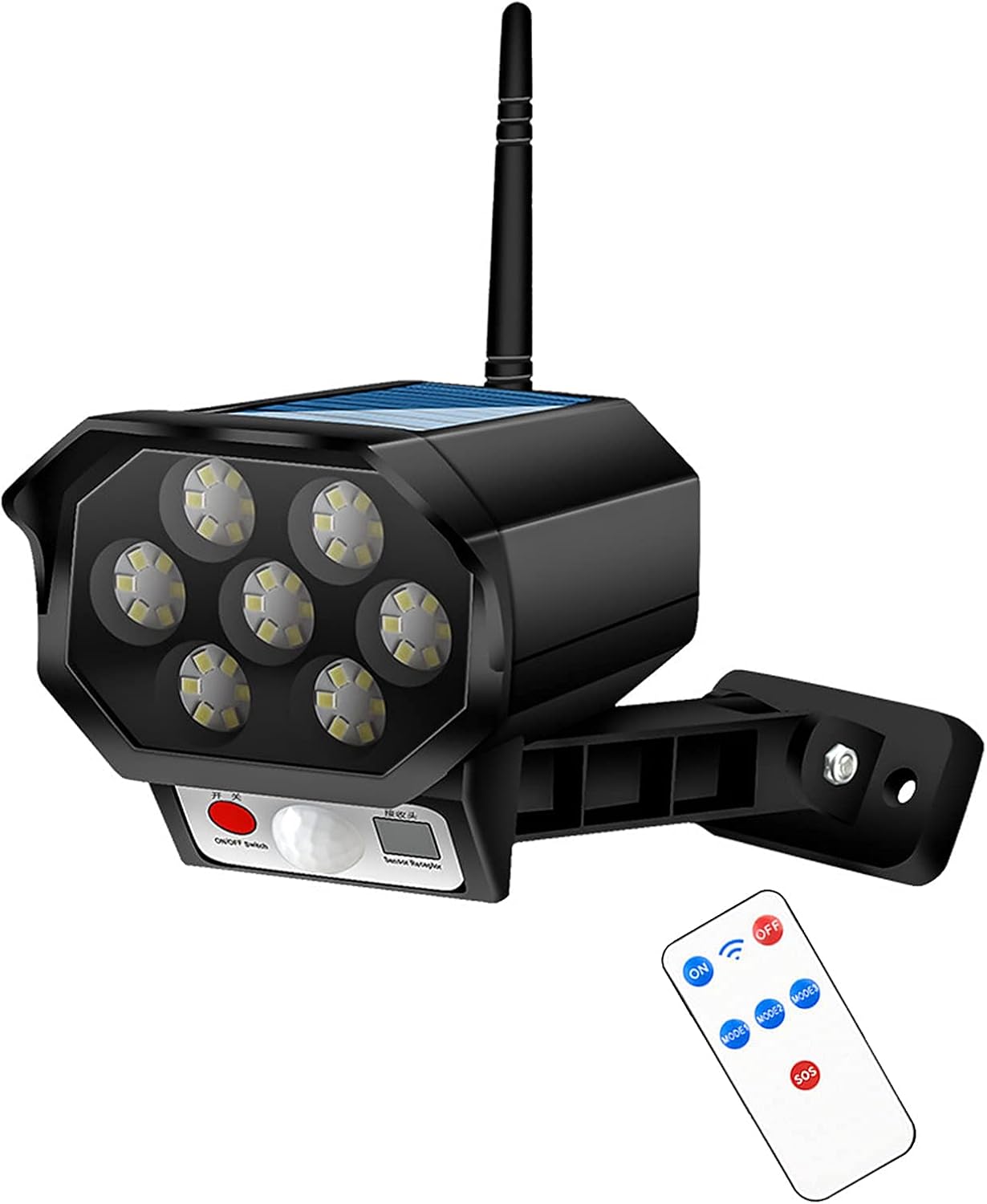 Dummy Security Cameras Outdoor Solar Powered Dummy Surveillance with