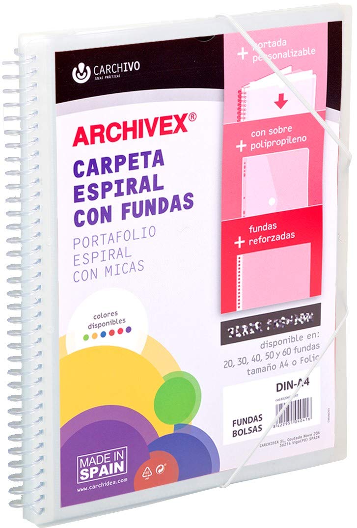 Carchivo Archivex Star 30 Case Files with Spiral File, Crystal