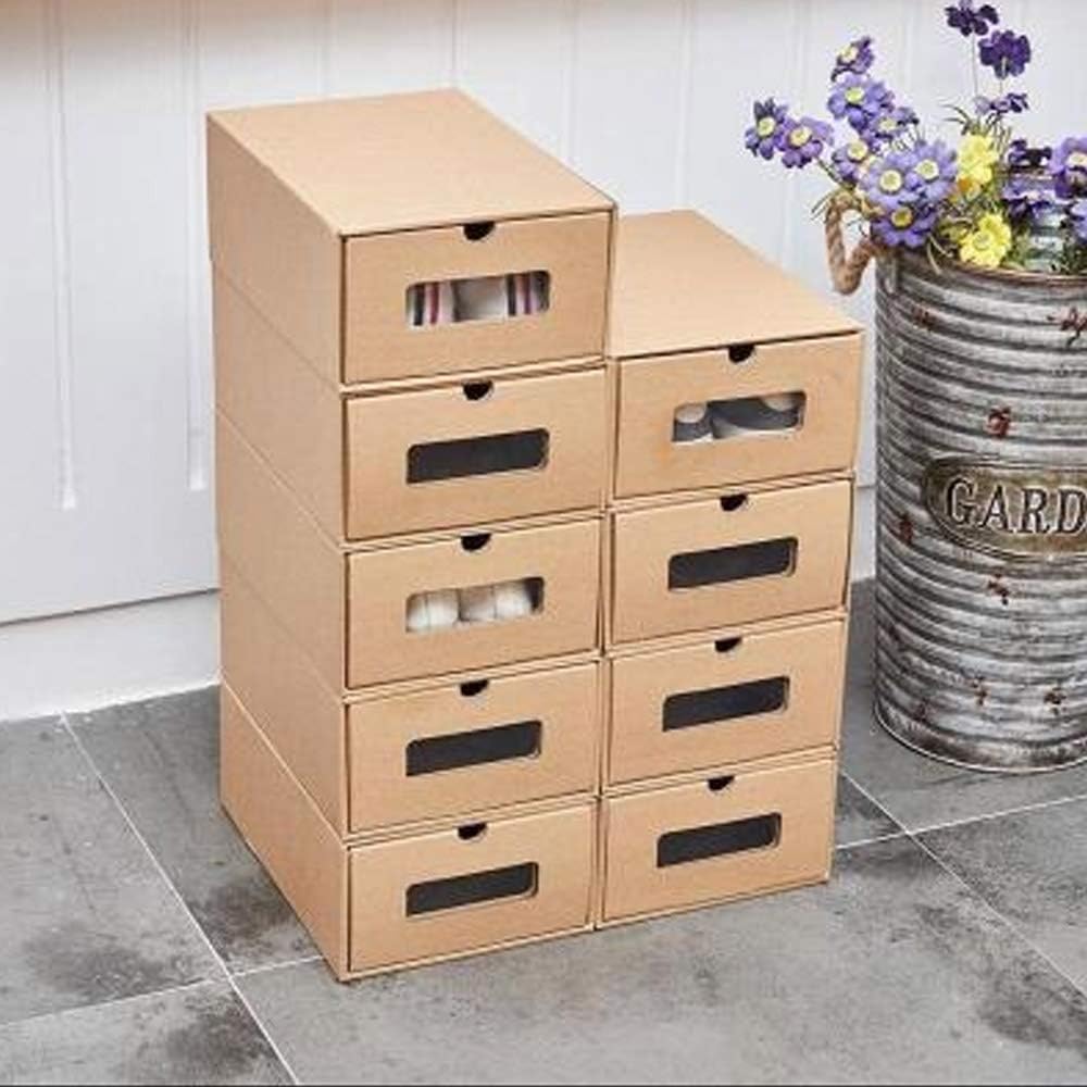 Youyijia Cardboard Shoe Storage Boxes 33.5 * 23 * 13cm Cardboard