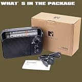 Retekess TR604 Portable Radio FM AM with Large Dial and Speaker view 8