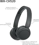 Sony WH-CH520 Wireless Bluetooth On-Ear Headphones 50hr Battery EQ Clear Calls view 8