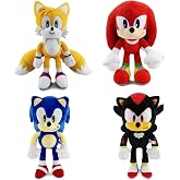 SHIRIA 4Pcs Plush Doll,The Movie Toy,Stuffed Animals Plush Pillow,Gift for Kids