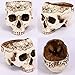 Halloween Easter Day Festival Party Show Celebration Prop Bar Decoration Cos Cosplay Hollow Brain Skull Pots Fruit Plate Storage Tank Head Beautifully Carved Resin