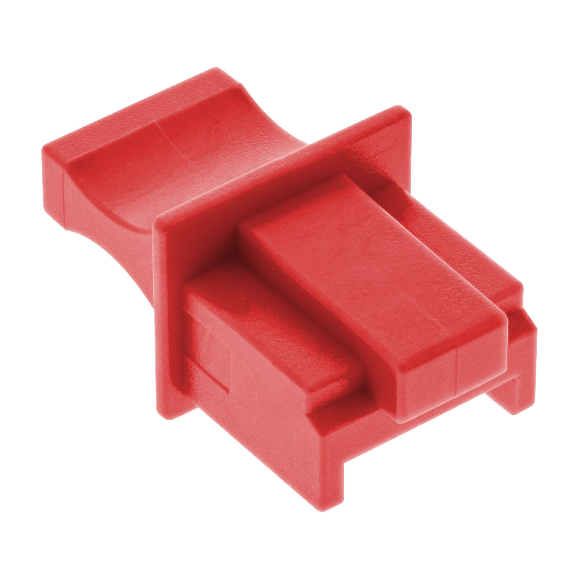 InLine® Dust cover, for RJ45 socket, color: red, 100pcs. Pack