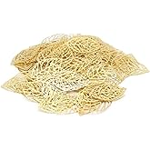 NARAMAX 100PCS Hollow Leaf Charms Oranaments Pendants Metal Hollow Tree Leaves Decoration Crafts for Jewelry Making DIY Earring Necklace Hairpin Hair Clip Clothing Crafts(Gold)