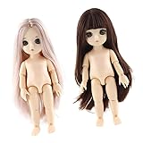 Toygogo Set pf 2 Ball Jointed Doll Nube Body with