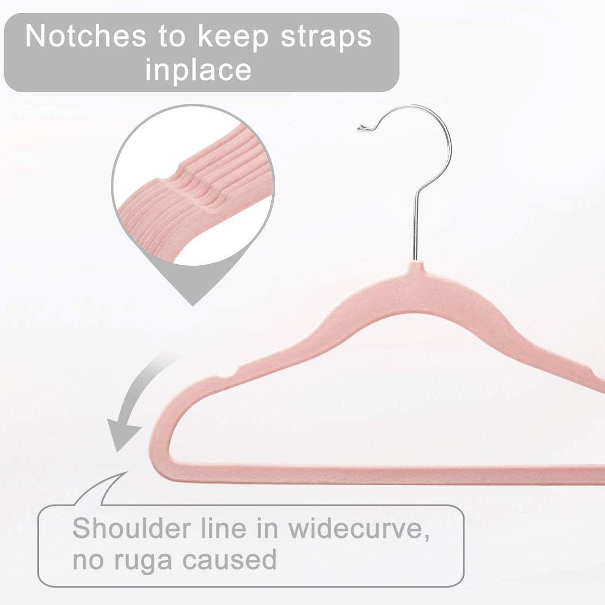 pink childrens hangers