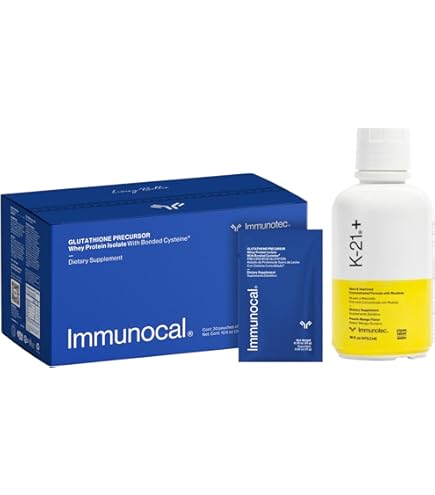 immunocal glutathione precursor whey protein isolate with cysteine Immunotec Classic Immunocal Classic (Blue) Regular Glutathione