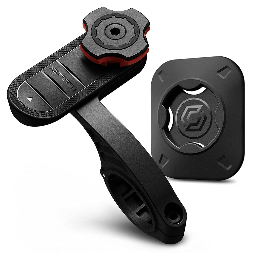 Spigen Life Gearlock Bike Phone Mount/Bike Phone Holder with Universal Adapter for Motorcycle, Classic, Electric, Scooter and Mountain Bike - Compatible with Most Phones