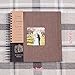 Photo Album for 600 4x6 Photos Leather Cover Extra Large Capacity for Family Wedding Anniversary Baby Vacation (Linen Brown, 200