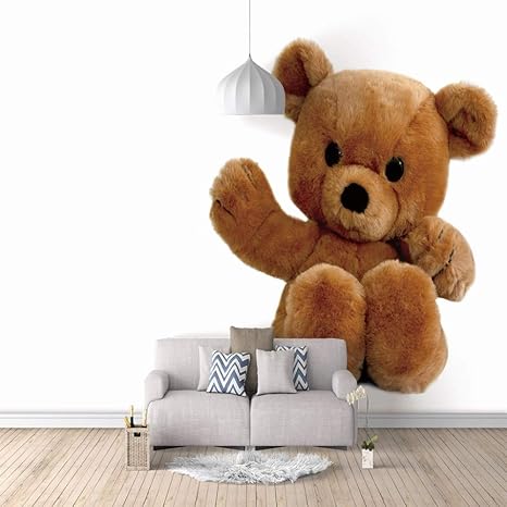 Amazon Co Jp 壁の壁画写真自己接着壁紙3dプレミアムアートプリントおもちゃのクマの装飾ポスター画像デザイン現代の家の装飾 400cm W X280cm H 8 ストライプ Home Kitchen