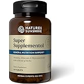 Nature's Sunshine Super Supplemental: Complete Multivitamin with Minerals, Antioxidants & More for Nutritional Gaps, Overall Health, Immune & Energy Support. 120 Tabs