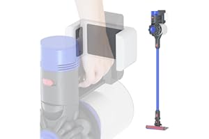 LIBOER Vacuum Cleanner Wall mount Stand for Dyson V11 V12 Storage Holder Compatible for Dyson V11 V12 Vacuum Cleaner Bracket Wall Mount Support Organizer, Not Compatible for V12 Slim (White, V11 V12)