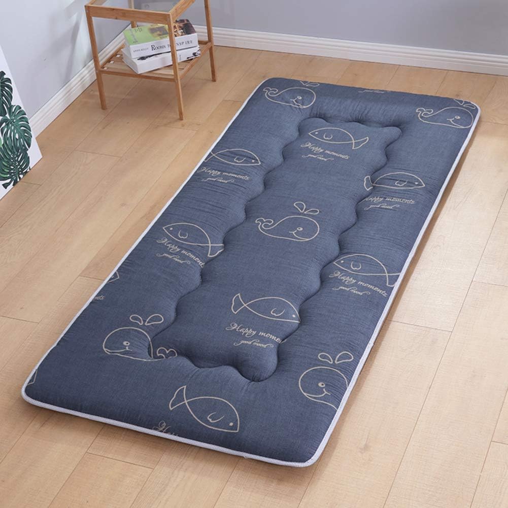 LYCIL Japanese Futon Tatami Mat Sleeping,portable Floor Mat Indoor Outdoor Roll-up Guest Bed Rolling Bed Shikibuton Quilted Mattress-a 100x200cm(39x79inch)