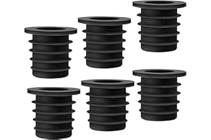 6 Pack Liquor Pourer Adapters, Pour Spouts for Large Olive Oil Bottles and Liquor Bottles, Silicone Wine Pourer Adapter 1 Inc