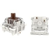 GATERON G Pro 3.0 Keyboard Switches(Brown,35PCS) | Pre-lubed,5 pins,Tactile,RGB,compatible for Gaming Mechanical Keyboard