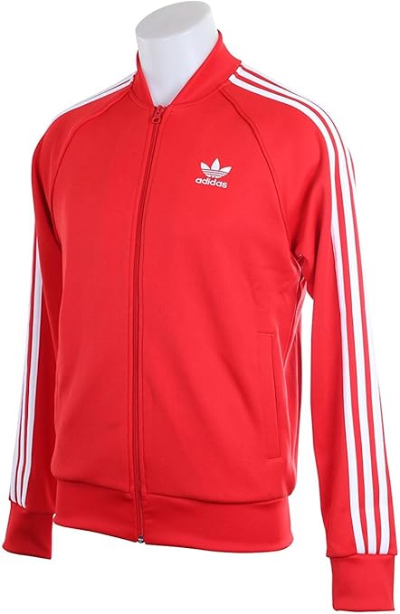 red adidas jacket