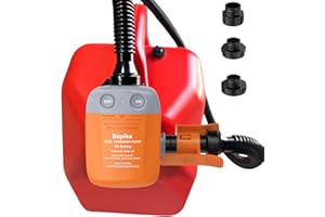 Automatic Fuel Transfer Pump AA Gas Can Pump Battery Operated with Auto-Stop Sensor(2.4 GPM) Liquid Transfer Pump for Gasolin