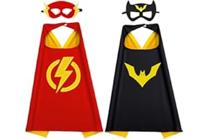 Mizzuco Kids Capes,Boys Grils Costume Halloween Supplies Dress up for 3-12 Years Old