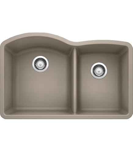 Blanco 441322 – Passoire Décorative En Panier Pour évier – Truffle – Accessoire En Composite De Granit, Coordonné à La Collection Silgranit II, 3 1/2 Pouces