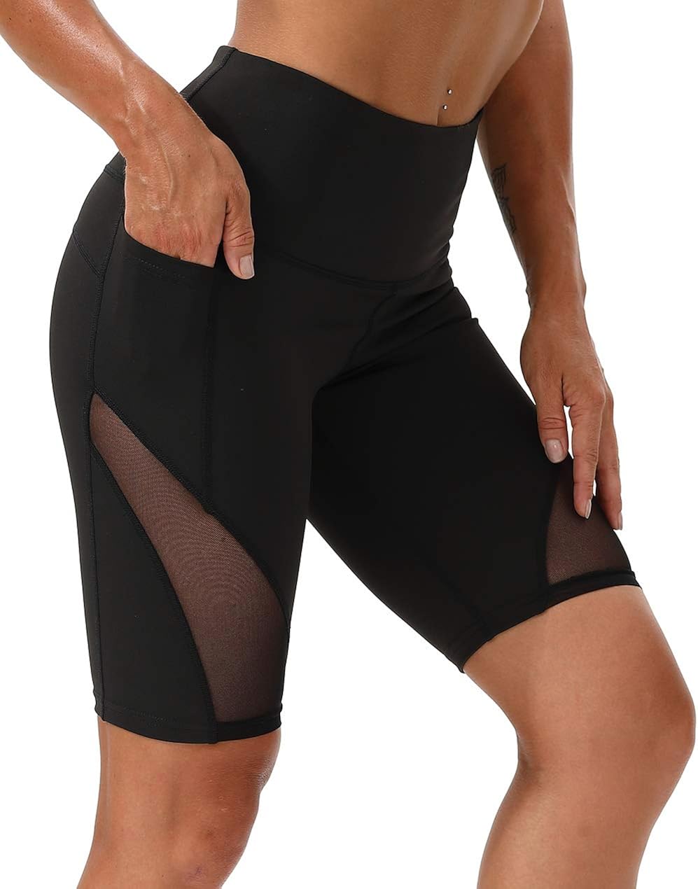 running biker shorts
