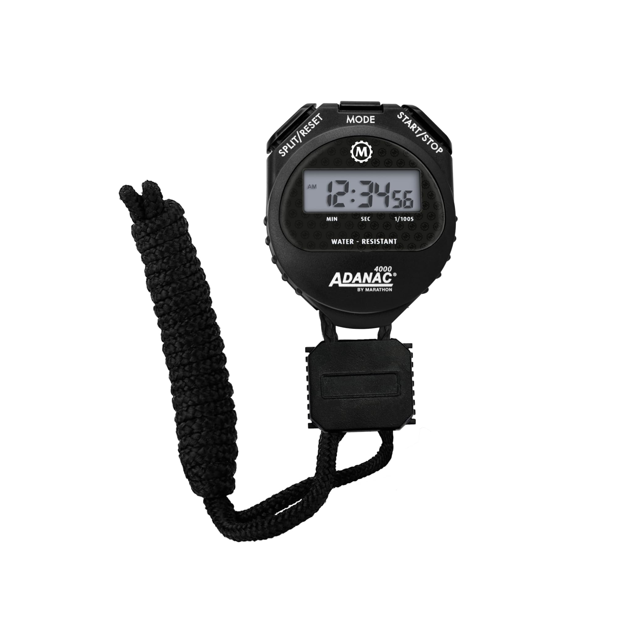 Marathon Adanac 3000 Sports Digital Stopwatch Timer | Large Display | Time & Calendar | Split Mode | Water Resistant | Ideal Stopwatch for Coaches