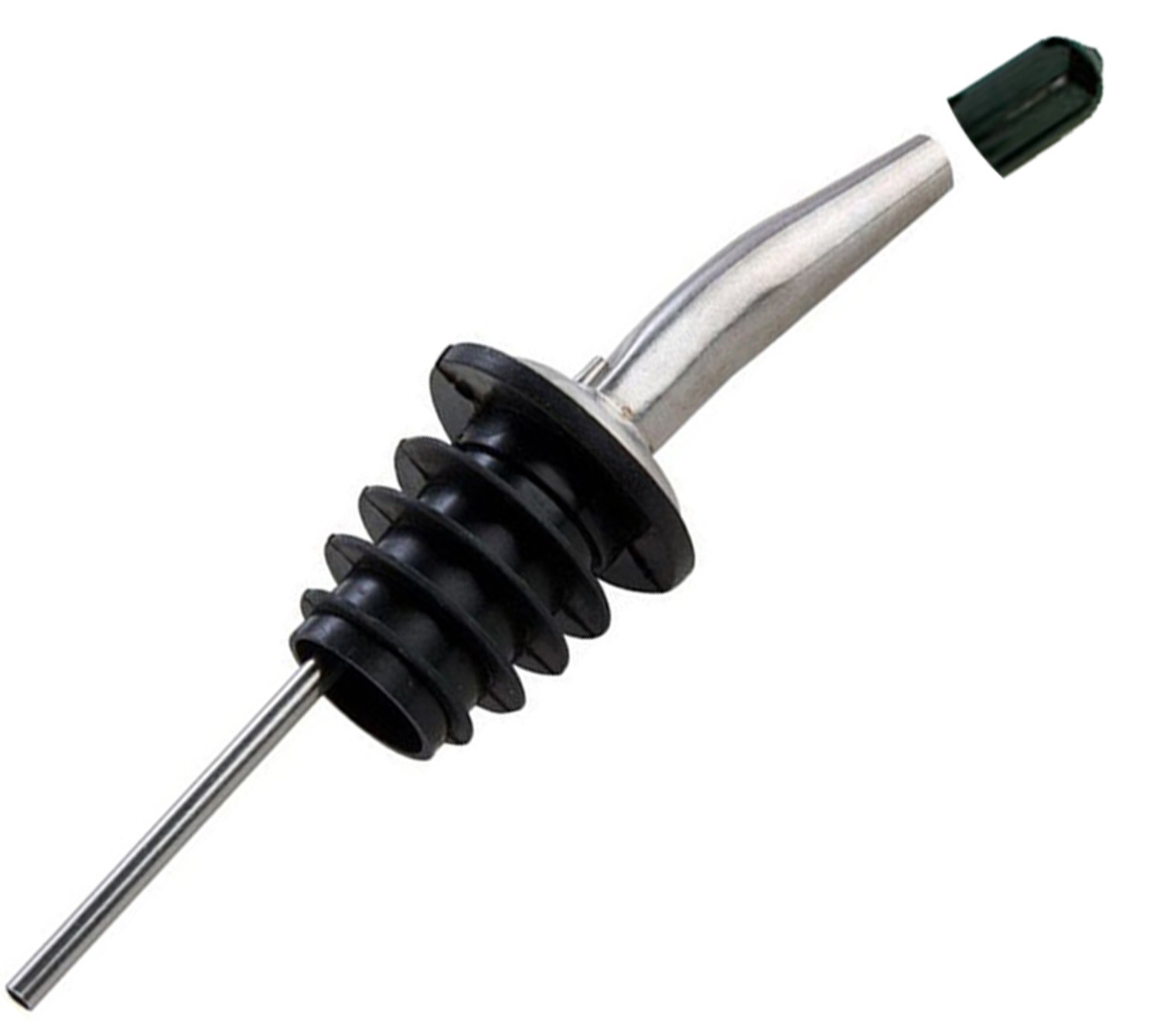 Free Flow Stainless Steel Liquor Bottle Speed Pourers with Tapered