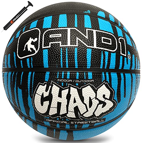 AND1 Rubber Basketball & Pump (Drip Collection) Official Size 7 (29.5