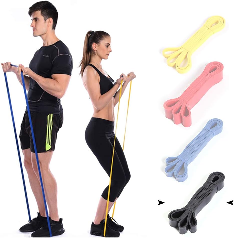 Marsolly Pull Up Assistance Resistance Exercise Bands by Functional Fitness Loop Workout Bands for Stretching, Powerlifting