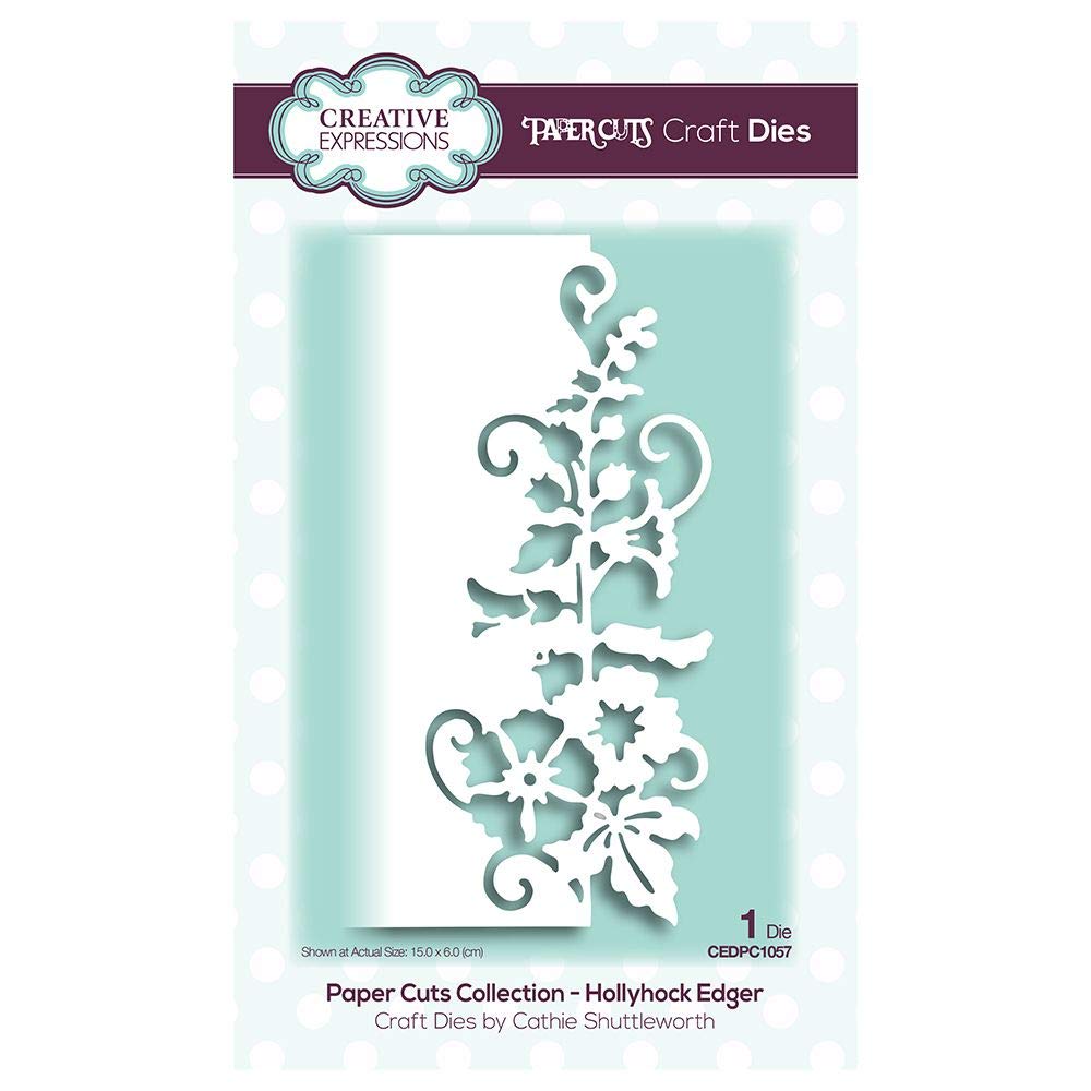Paper Cuts Collection - Hollyhock Edger