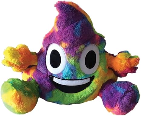 unicorn poop emoji pillow