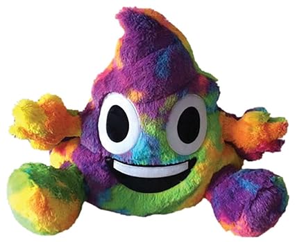 unicorn poop emoji pillow