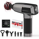 Wutsar 2023 New Massage Gun Deep Tissue - Portable Handheld Muscle Massager for Pain Relief,Super Quiet Electric Percussion M